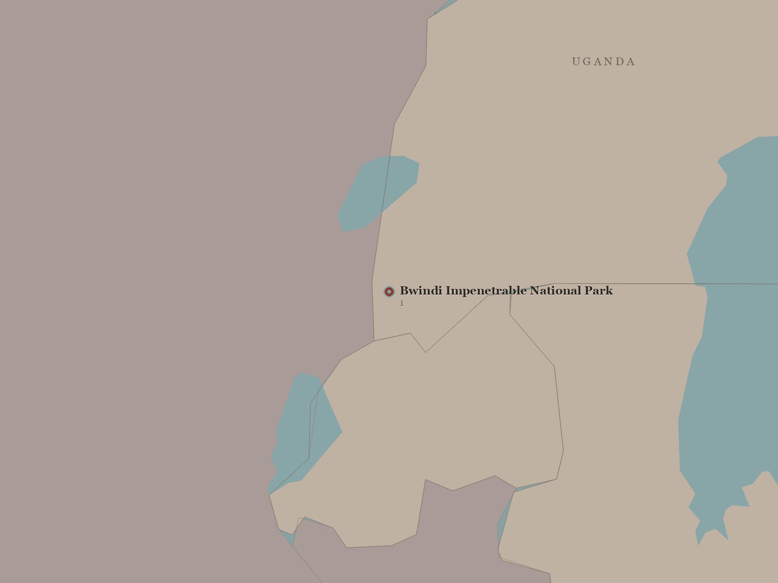 Original Spirit of Kenya route map: 4 Days Uganda Safari – Via Rwanda